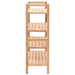 Półka na buty z drewna orzecha włoskiego, 69 x 26 x 81 cm