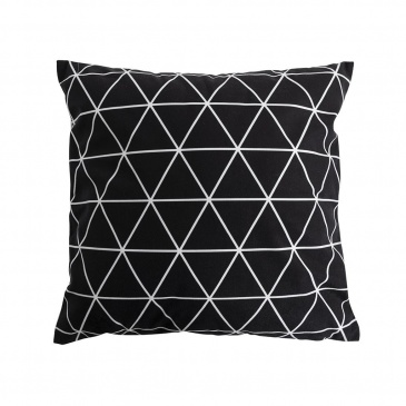 POSZEWKA GEOMETRIC 40X40 BLACK