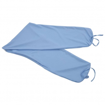 Poszewka na poduszkę ciążową w kształcie V, 40x170cm, niebieska