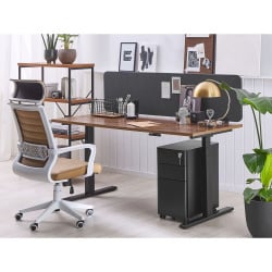 Przegroda biurkowa ciemnoszary wally