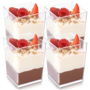 Pucharki na desery, przekąski 160 ml 4 szt. Pucharki na desery, przekąski 160 ml 4 szt.