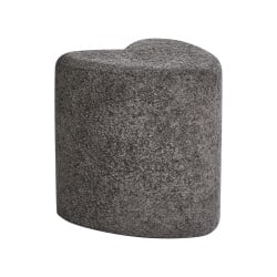 Puf SCOTIA Szenil Ciemnoszary 40 cm 33 cm 44 cm