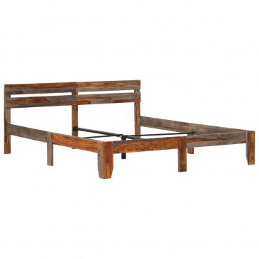 Rama łóżka, lite drewno sheesham, 140x200 cm