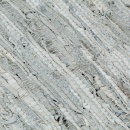 Ręcznie tkany dywanik Chindi, skórzany, 190x280 cm, jasnoszary