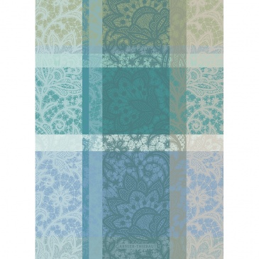 Ręcznik kuchenny mille dentelles turquoise 56x77 c