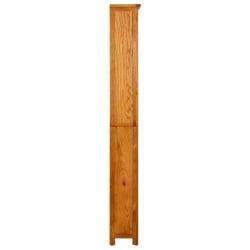 Regał na książki z 6 półkami, dębowy, 80 x 22,5 x 180 cm