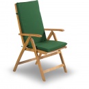 Regulowane krzesło ogrodowe 105x74x58cm Fieldmann brązowe