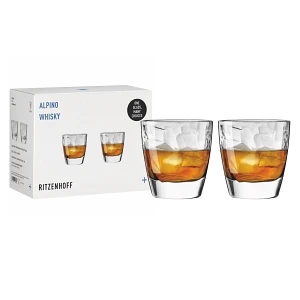 Ritzenhoff Alpino Cappuccino Zestaw 2 Kryształowych szklanek do cappuccino whisky wody Ritzenhoff Alpino Cappuccino Zestaw 2 Kryształowych szklanek do cappuccino whisky wody
