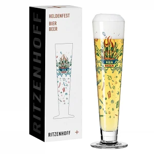 Ritzenhoff Szklanka do piwa kryształ 385 ml BBQ grill Heldenfest premium Ritzenhoff Szklanka do piwa kryształ 385 ml BBQ grill Heldenfest premium