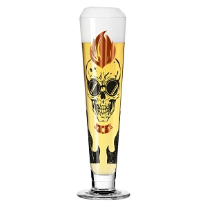 Ritzenhoff Szklanka do piwa kryształ 385 ml Heldenfest motyw czaszka tatuaż premium Ritzenhoff Szklanka do piwa kryształ 385 ml Heldenfest motyw czaszka tatuaż premium