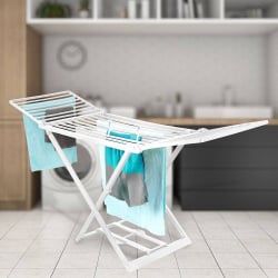 Rozkładana suszarka na pranie, solidna, wytrzymała, stojak, XXL