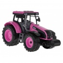 Różowy traktor z funkcją dźwięku