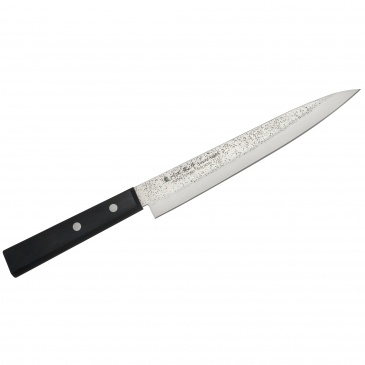 Nóż do sashimi 20,5 Satake Nashiji Black Pakka 
