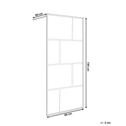 Ścianka prysznicowa TAPAJOS 90 x 195 cm Czarny Ścianka prysznicowa TAPAJOS 90 x 195 cm Czarny