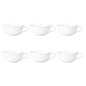 Seltmann liberty goldline zestaw 6 filiżanek do herbaty 280 ml Seltmann liberty goldline zestaw 6 filiżanek do herbaty 280 ml
