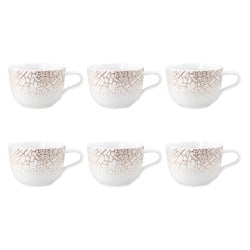 Seltmann liberty krakelee zestaw 6 filiżanek do kawy 260 ml Seltmann liberty krakelee zestaw 6 filiżanek do kawy 260 ml