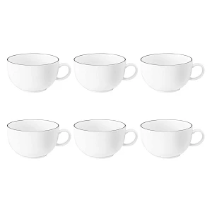 Seltmann lido black line zestaw 6 filiżanek do kawy 350 ml Seltmann lido black line zestaw 6 filiżanek do kawy 350 ml