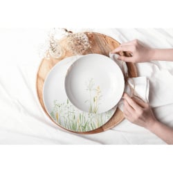 Seltmann meadow grasses green serwis obiadowy dla 6 osób