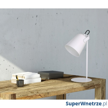 Lampa biurkowa 35x20x15 cm Light Prestige Siri szara