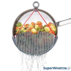 Sitko do odlewania gorącej wody 18-24 cm MOHA Flexy szare