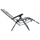 Składane krzesła tarasowe, 2 szt., kremowe, tworzywo textilene