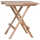 Składany stolik bistro, lite drewno tekowe, 60 x 60 x 65 cm