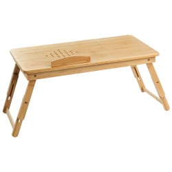 Składany stolik pod laptopa ORGE Jasnobrązowy 57 cm 35 cm