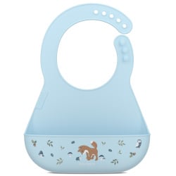 śliniak silikonowy z kieszonką mio forest friends 108034565408 śliniak silikonowy z kieszonką mio forest friends 108034565408