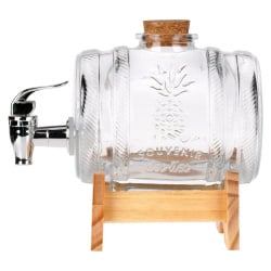 Słój do napojów z kranikiem i stojakiem 1 l