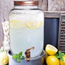 Słój słoik z kranikiem dystrybutor do napojów wody lemoniady soku  8,8 l