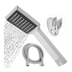 Słuchawka prysznicowa z wężem zestaw prysznicowy chrom - yoka Słuchawka prysznicowa z wężem zestaw prysznicowy chrom - yoka