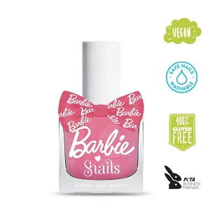 Snails, Zmywalny Lakier do paznokci dla dzieci Barbie, Hello World, 10,5 ml Snails, Zmywalny Lakier do paznokci dla dzieci Barbie, Hello World, 10,5 ml