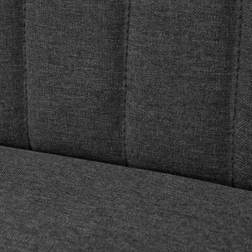 Sofa 117x55,5x77 cm, ciemnoszary materiał