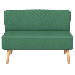 Sofa 117x55,5x77 cm, zielony materiał Sofa 117x55,5x77 cm, zielony materiał