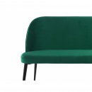 Sofa 2-osobowa welurowa zielona OSBY