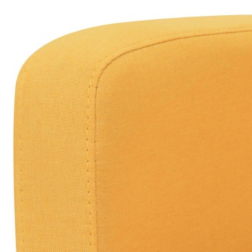 Sofa 2-osobowa, żółta, 180 x 65 x 76 cm