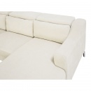 Sofa narożna tapicerowana beżowa GLOSLI