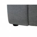 Sofa tapicerowana ciemnoszara RAUMA