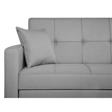 Sofa tapicerowana jasnoszara GLOMMA