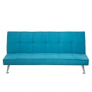 Sofa tapicerowana z funkcją spania morska HASLE
