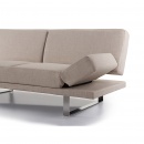 Sofa z funkcją spania beżowa - kanapa rozkładana - wersalka - Coluzzi