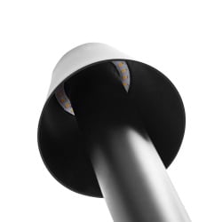 Stojąca lampa ogrodowa led holmes czarny