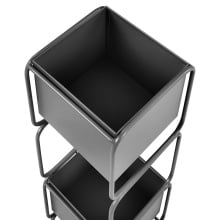 Stojak na kwiaty cotinus metal czarny