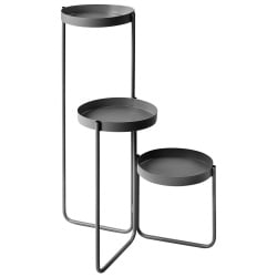 Stojak na kwiaty fragaria metal czarny Stojak na kwiaty fragaria metal czarny