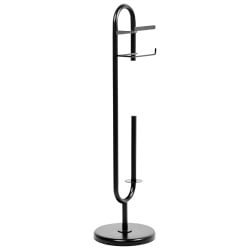 Stojak na papier toaletowy TAPAKUMA Metal Czarny