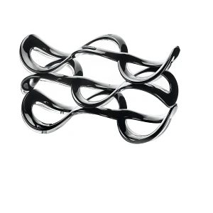 Stojak na wino, czarny Stojak na wino, czarny