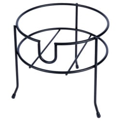 Stojak pod słój z kranikiem metalowy czarny