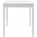 Stół do jadalni, biały, 140 x 70 x 73 cm, drewno sosnowe