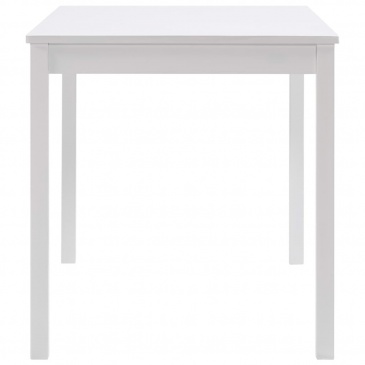 Stół do jadalni, biały, 140 x 70 x 73 cm, drewno sosnowe