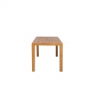 Stół do jadalni drewniany jasnobrązowy 150 x 85 cm NATURA